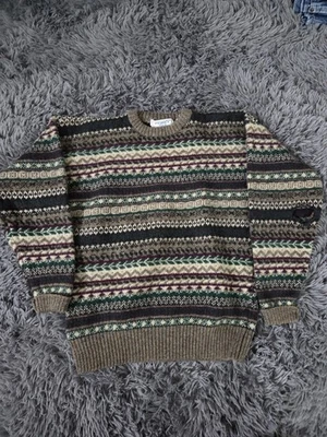 Vintage 80s Fenwick Isle Sweater With All Over Weave Design - Image 1 of 4