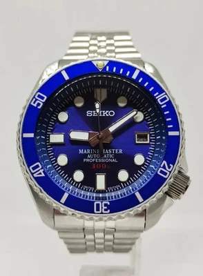 HERMOSO RELOJ AUTOMÁTICO PARA HOMBRES SEIKO DIVERS 7002-700J ESFERA MARINEMASTER MOD Foto 1 de 4