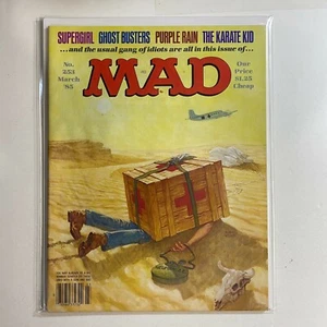 Mad Magazine Vintage 253 Ghostbusters Purple Rain Supergirl Karate Kid - Imagen 1 de 2