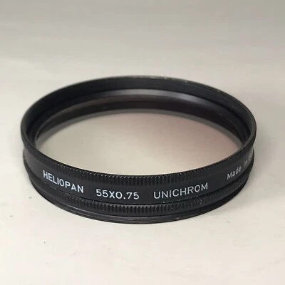 Heliopan UNICHROM 55x0.75 55mm Filter - Made in Germany - Image 1 of 4
