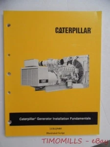 1989 Caterpillar Generator Installation Fundamentals Manual LEKQ9405 ORIGINAL - Bild 1 von 4