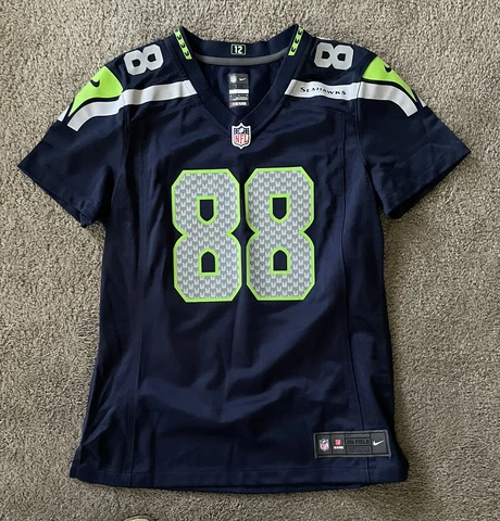 OFFICIAL NFL ON FIELD SEATTLE SEAHAWKS GRAHAM #88 YOUTH JERSEY SIZE M-12-14 Cover