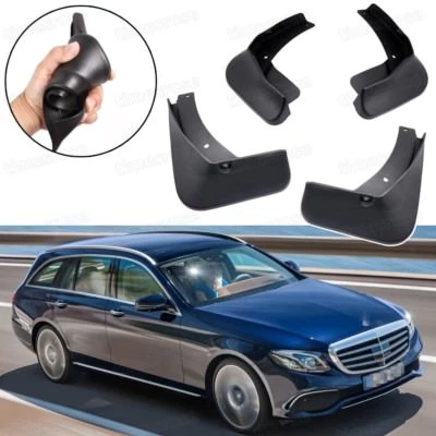 Car Mud Flaps Splash Guard Fender Mudguard for Mercedes E-Class Estate 2017 2018 - Image 1 of 4