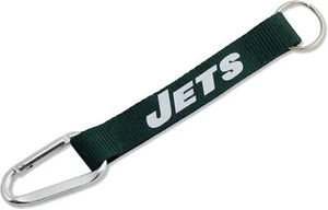 Aminco NFL Officially Licensed New York Jets Carabiner Lanyard Keychain - Picture 1 of 1