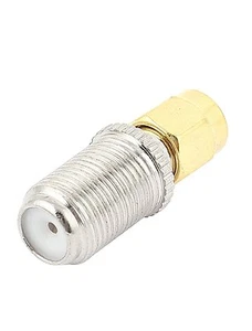 Adaptador recto tipo F hembra a SMA macho conector de RF convertidor EE. UU. - Imagen 1 de 1