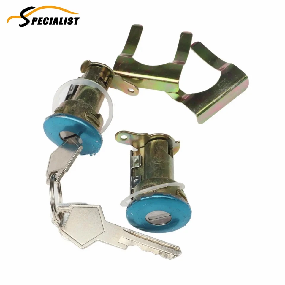 Pair Door Lock Cylinder with Key Fit for Dodge D100 D200 D300 W100 W200 Pickup - Изображение 1 из 4