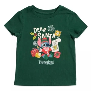 Stitch Dear Santa T-Shirt Youth Small (5/6) Resort Holiday Christmas NWT - Picture 1 of 2