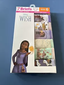 WISH GIRLS 7 PACK PANTIES SIZE 6 ASSORTED COLORS DESIGNS - Picture 1 of 4