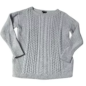 Suéter Club Monaco Tejido con Cable Lana Merino Mezcla Alpaca Talla S - Imagen 1 de 7