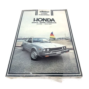 Vintage Clymer HONDA 1976-77 Service Manual Shop ACCORD A228 NEW OLD STOCK - Picture 1 of 14