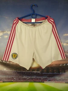 Scotland Away football Soccer Shorts 2014 - 2015 Adidas Men Size M - Picture 1 of 10