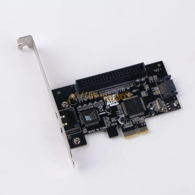 2 Port SATA II 2.0 RAID & 1 IDE 3.5" to PCI-E PCI Express Adapter Converter Card - Image 1 of 4