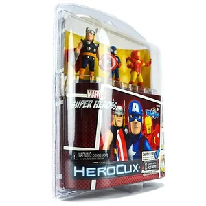 Figuras Heroclix Marvel Super TabApp Neca WizKids Iron Man Capitán América Thor - Imagen 1 de 5