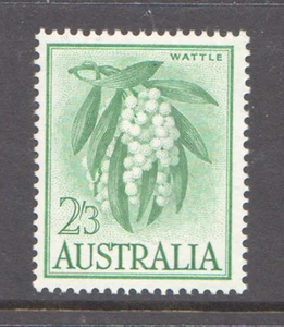 Australia 1959 Native Flower 2/3d Wattle white paper mint unhinged stamp. - Picture 1 of 1