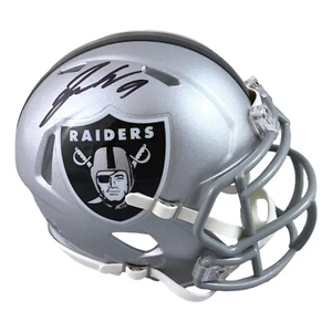Tyree Wilson signierter Las Vegas Raiders Minihelm signiert BAS Oakland LV - Bild 1 von 5