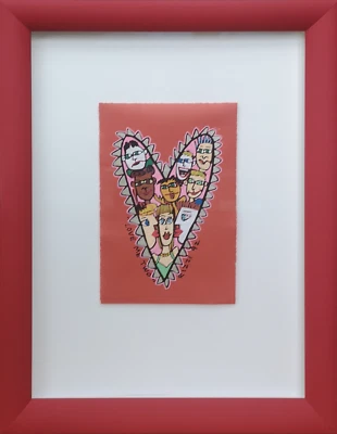 James Rizzi - "Love me two" - handsigniertes Unikat - Bild 1 von 3
