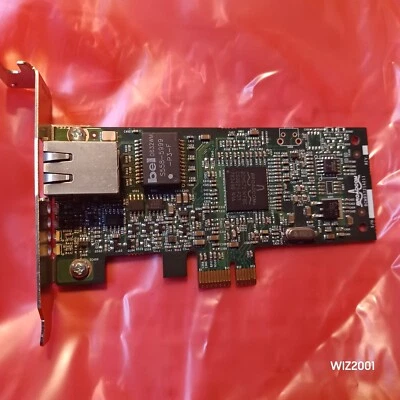 OEM Dell YJ686 Broadcom GbE 10/100/1000 PCIE Low Profile Network NIC Card 0YJ686 - Image 1 of 4