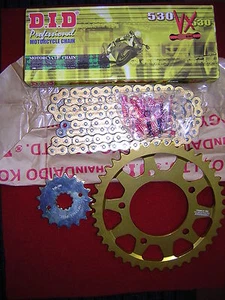 Kawasaki ZZR 1400 06-11 DID ZVM-X HD 530 Chain & JT/Talon Sprocket Kit 17/41 New - Picture 1 of 1