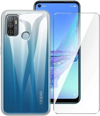COVER CUSTODIA PER OPPO A53 A 53s A53s + PELLICOLA VETRO TEMPERATO ULTRASLIM