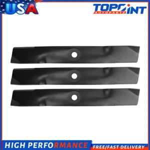 3 Repalacement Mower Blades for John Deere 54'' Cut M143520 - Picture 1 of 8
