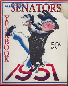1957 Washington Senators Yearbook - Roy Sievers AL HR RBI Champion - Picture 1 of 5