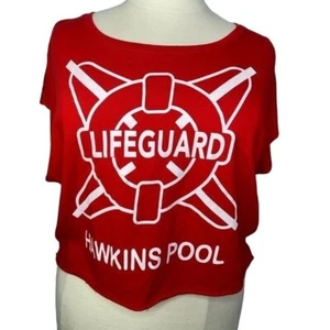 Stranger Things lifeguard Hawkins womens cropped sleeveless sweater size XXL - Picture 1 of 8