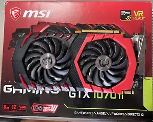 GeForce GTX 1070 Ti GAMING 8GB, MSI Design, Rot/Schwarz (Gebraucht!)