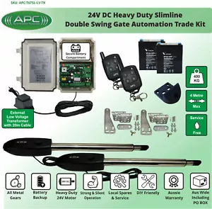Heavy Duty Electric Swing Gate Motors for Double Swing Driveway Gates - Picture 1 of 11