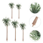 20pcs Miniature Palm Tree Model Miniature Plant Sand Table Trees Landscape Tree