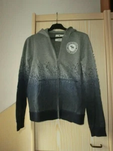 Sweetjacke, Joggingjacke Kinder 13/14 Jahre grau/blau - Bild 1 von 2