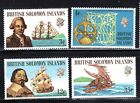 British Solomon Islands Stamp Scott #214-217, Explorers, Set of 4, MLH, SCV$4.15