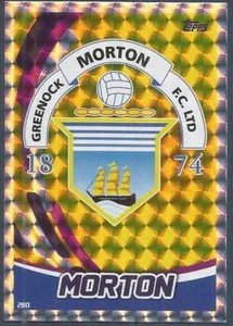 TOPPS MATCH ATTAX SPL-2017-18- #280-MORTON TEAM BADGE-SILVER FOIL - Picture 1 of 1