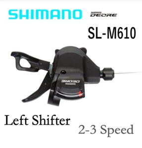 Shimano Deore SL-M610 3x10 Speed Left Shifter MTB Bike Shifter Lever Black - Picture 1 of 7