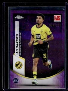 2023-24 Topps Chrome Bundesliga Purple Refractor /299 Ian Maatsen RC - Bild 1 von 2