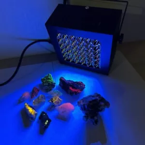 36W 254nm UV LED luz calcita minerales fluorescentes fósforo onda corta lámpara UV - Imagen 1 de 11