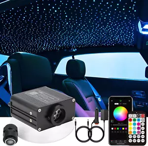 Kit de Luces de Fibra Optica Techo Estrellado Control Bluetooth Techo Estrellado - Picture 1 of 9