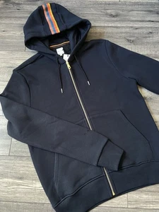 PAUL SMITH MAINLINE PAINTED ARTIST STRIPE HOODIE SIZE MEDIUM RETAIL £300 BNWT - Picture 1 of 13