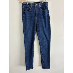LOFT The Skinny Jeans Damen Größe 27/4 Dark Wash Denim High Rise Freizeithose - Bild 1 von 9
