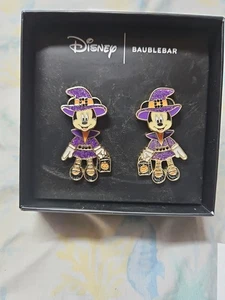 Baublebar Disney Halloween Minnie Mouse Hexe glitzernde Ohrhänger Neu im Karton - Bild 1 von 1