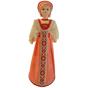 Sammlerstück Russische Kegel Puppe Handarbeit Wunderschön Vintage - Bild 1 von 4