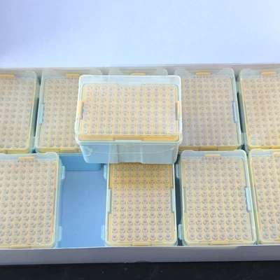 100 uL Filtered Pipette Tips - 10 Racks, 960 Total Tips FT0100-R-NS-LB - Image 1 of 4