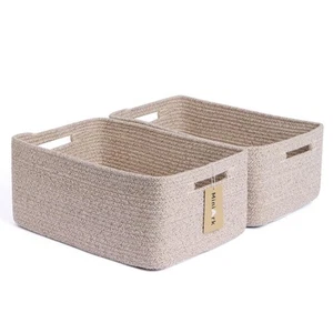 Large Storage Baskets for Shelves, Closet Organizers Bins for Clothes Blanket... - Picture 1 of 8