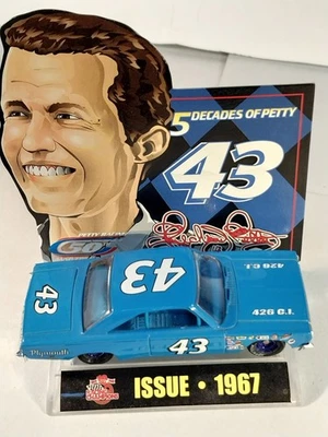 Racing Champions Petty Racing 50th Anniversary no. 43 1967 Plymouth Satellite bl - Image 1 of 4