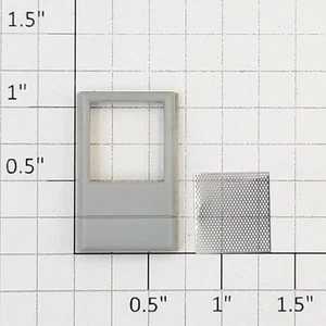 Athearn 67728 HO Genesis Light Gray Diesel Winterization Hatch and Screen - Picture 1 of 2