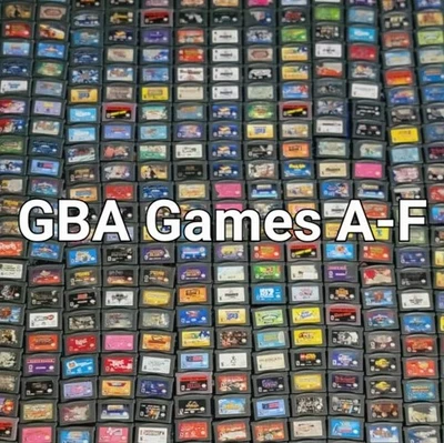 Authentic Nintendo Gameboy Advance GBA Handheld Console Games Tested A-F - Image 1 of 4