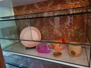 Nagarium Glas und Gitter 120x40x50 Für Hamster und Mäuse - Bild 1 von 1