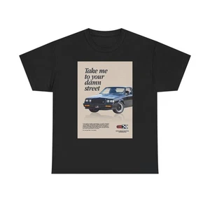 Schwarz Grand National Grafik T-Shirt Muscle Car Poster Unisex Heavy Cotton Tee - Bild 1 von 5