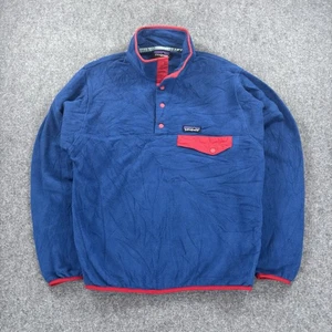 Pullover Patagonia Synchilla Snap-T polar azul rojo 25580 para hombre pequeño - Imagen 1 de 10