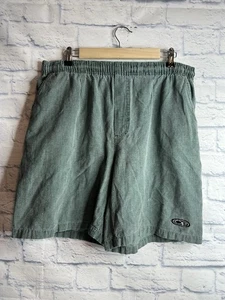 Vintage 80s OP Ocean Pacific Corduroy Shorts Size 32 Green Beach Surf Skate Read - Picture 1 of 11