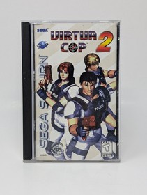 Virtua Cop 2 Manual & Box Only No Game (Sega Saturn) - No Disc